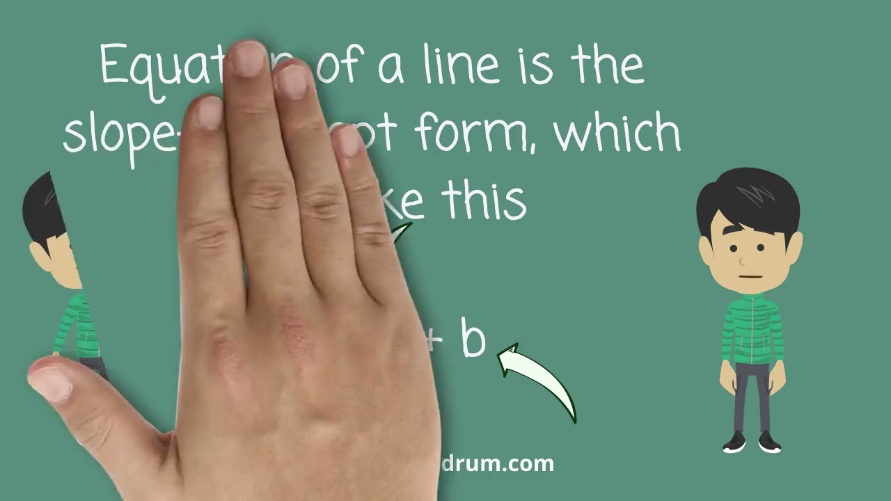 WHAT EQUATION OF A LINE visual data 5